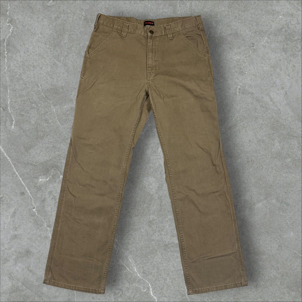 Wolverine Carpenter Canvas Pants Moss Green Grey - 34x31